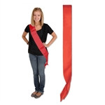 Red Satin Sash