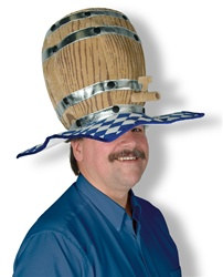 Plush Oktoberfest Barrel Hat