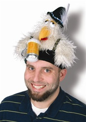 Plush Oktoberfest Chicken Hat