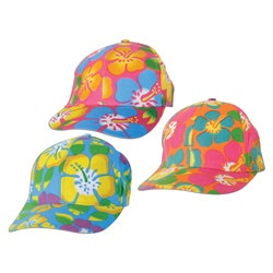 Assorted Luau Ball Caps (1/pkg)