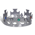 Plastic Jeweled King's Crown (1/pkg)