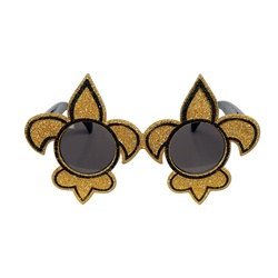 Black and Gold Fleur De Lis Fanci-Frames