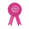Cerise Birthday Girl Rosette Award Ribbon