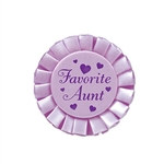 Favorite Aunt Satin Button