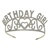 Glittered Birthday Girl Tiara