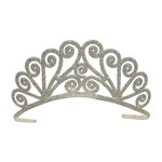 Silver Glittered Tiara