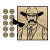 Pin The Badge On The Sheriff Game