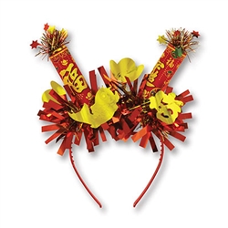 Looking for unusual way to celebrate Chinese New Year?  This Chinese New Year Headband is just what your looking for! Fun to wear and a definite conversation starter. Start the Year of the Pig off in style!  One size fits most.