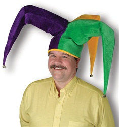 Plush Floppy Jester Hat