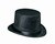 Black Vel-Felt Top Hat