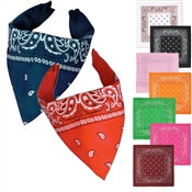 Solid Color Bandanas - 1/pkg (Select Color)