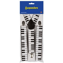 Piano Keyboard Suspenders