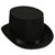 Black Satin Deluxe Top Hat