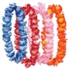 Whether you planning a Jungle, Luau or Cruise party, your guest will love this colorful Hawaiian Floral Lei set. Sold four per package and colors as pictured, the leis are 34.5" long. Please Note-Not intended for children.