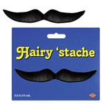 Black Hairy Mustache