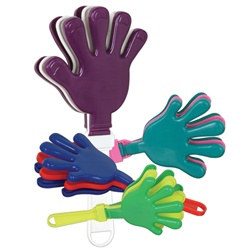 Assorted Mini Hand Clappers (1/pkg)