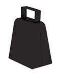 Black Cowbells, 4in