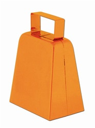 Orange Cowbells, 4in