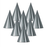 Silver Foil Cone Hat