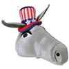 Get set for 2020 and show your party pride when you wear this plush Patriotic Donkey Hat!  You'll be able to make your political statement without saying a word!  Perfect for your Facebook, Instagram and Pinterest posts!