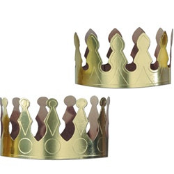 Gold Foil Crown (1/pkg)