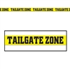 Tailgate Zone Party Tape, 3"x20'  (1/Pkg), All-Weather Poly Material