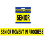 Senior Moment In Progress Party Tape, 3"x20'