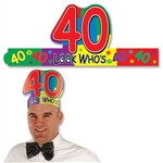 Look Who's 40 Headband