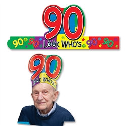 Look Who's 90 Headband