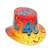 Orange Happy 40 Birthday Hi-Hat (sold 25 per box)