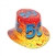 Orange Happy 50 Birthday Hi-Hat (sold 25 per box)