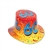 Orange Happy 60 Birthday Hi-Hat (sold 25 per box)