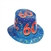 Blue Happy 60 Birthday Hi-Hat (sold 25 per box)