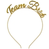 Team Bride Headband - Gold
