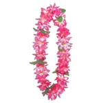 Whether you planning a Jungle, Luau or Cruise party, your guest will love this colorful Big Island Floral Lei.  Sold one per package and colors as pictured, the lei is 36" long.