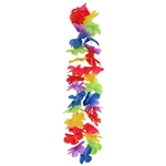 Rainbow Hawaiian Lei