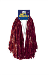 Maroon Poly Shakers