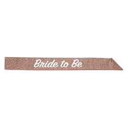 Bride To Be Glittered Sash