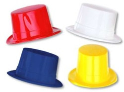 Assorted Color Plastic Toppers