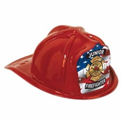 Red Junior Firefighter Hat