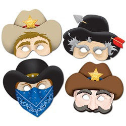 Western Masks (4/pkg)