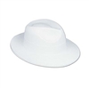 White Velour Fedora