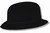 Black Velour Derby Hat