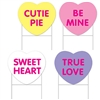 All Weather Candy Heart Yard Signs