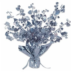 Silver Heart Gleam 'N Burst Centerpiece