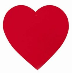 Red Heart Cutout (12 inches)