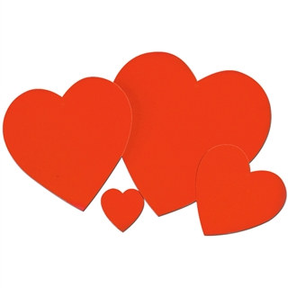 Red Heart Cutout (Select Size)