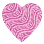 Pink Embossed Foil Heart Cutout (9 inch)