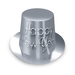 Save yourself some stress planning you New Year's Eve party with this classic Silver New Year Hi-Hay.  Sold in convenient 25 packs, these one size-fits-most, your guests will love them!