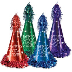 Reflections New Year Party Hats (sold 25 per box)